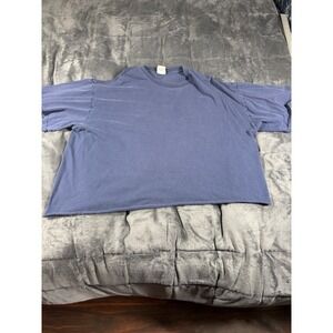 Vintage Levis SilverTab T Shirt Mens XL Blue Boxy Fit Made in USA Cotton 90s